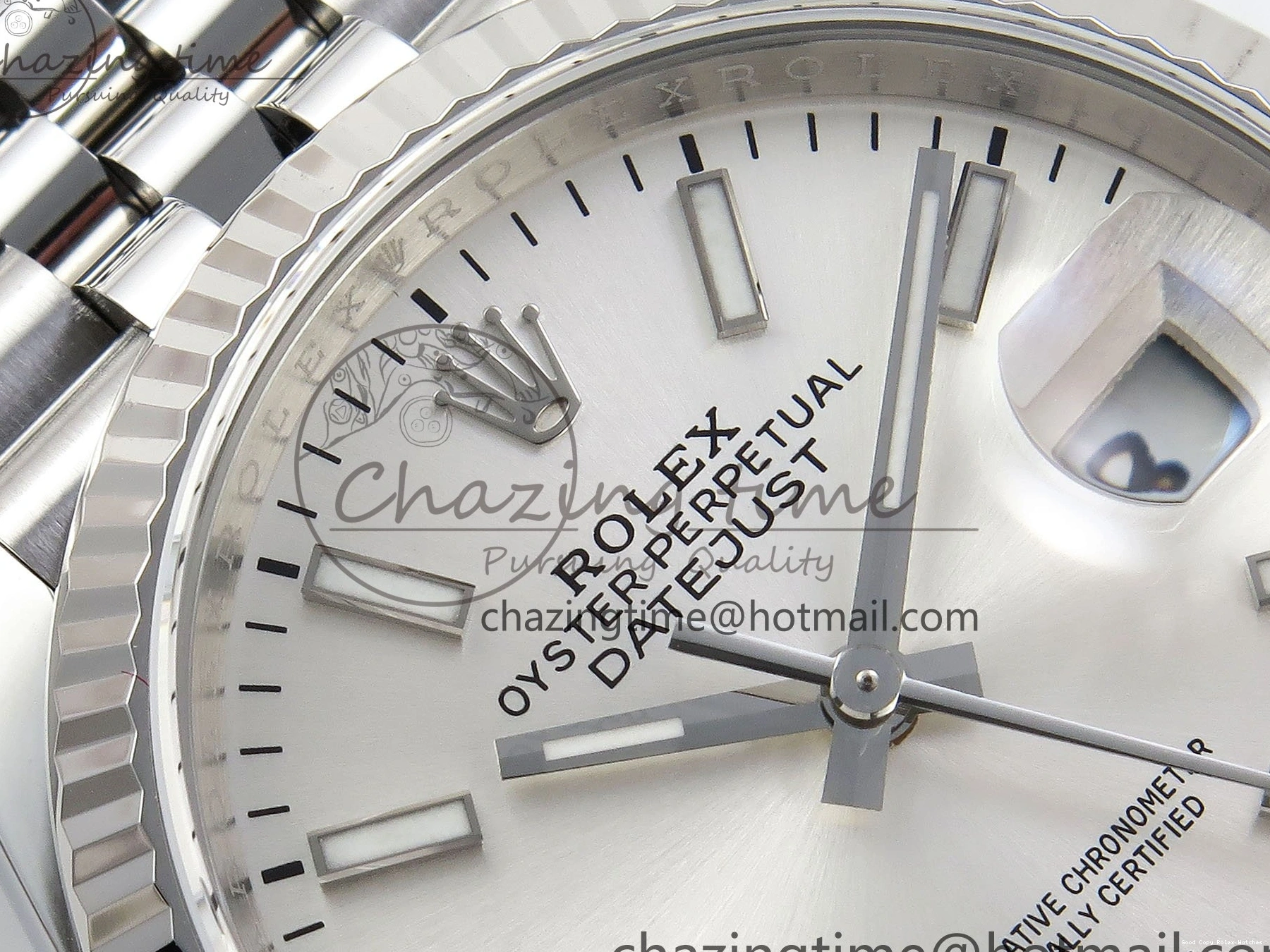 Best AAA Replica Sites Silver 1:1 Steel APF Youthful 904L VR on 126234 Edition 36 DateJust Sitck Best Bracelet Jubilee 1579 SS Dial 0101